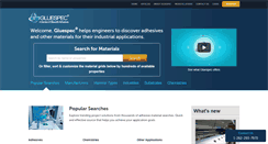 Desktop Screenshot of gluespec.com